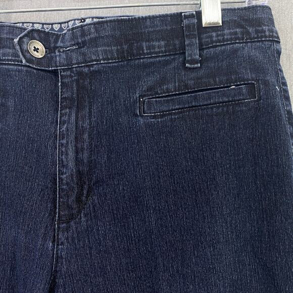 Bandolino Comfort Stretch Waistband Capri Cropped Denim Pants Jeans Women Sz 10 - Picture 4 of 11